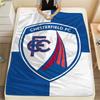 1PC Chesterfield F.C Patterned Flannel Blanket Suitable For All Seasons for Home Decor Warmth and Comfort Gifts Holiday Present