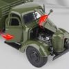 1/32 Ca30 Ca10 Alloy Metal Tactical Truck Armored Car Model Military Personnel Carrier Transport Vehicles Model Sound Light Toy