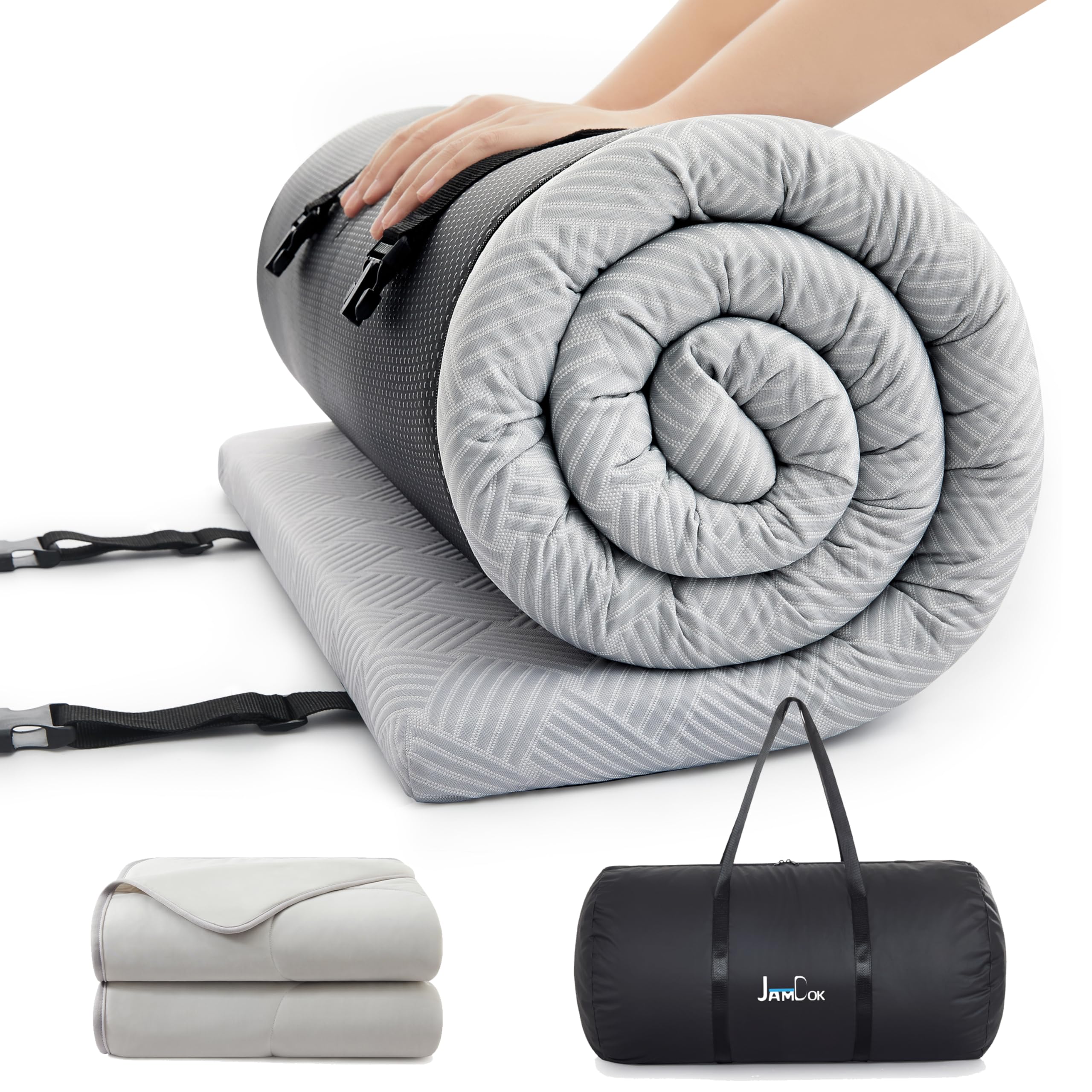 

Кемпинговый высокий водонепроницаемый специальный водоотталкивающий материал футон матрас, упругость, ткань, чехол, серый, [ночная смена/на дежурстве/ночной]