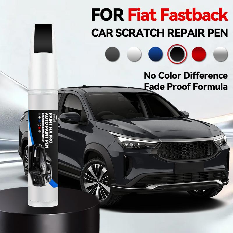 Car Paint Repair Pen For 2022-2025 FIAT Fastback Paint Scratch Repair Accessories White Blue Grey Amalfi Blue Volcano Black