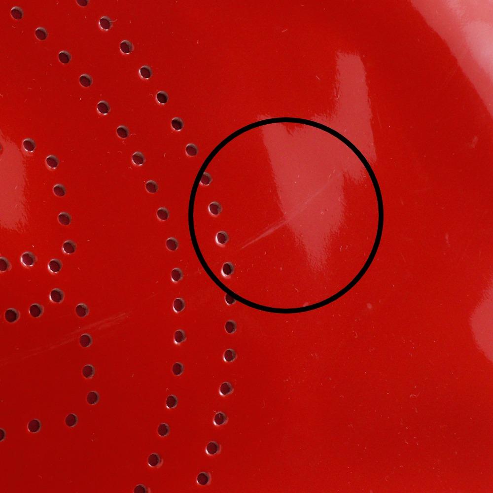 Tory Burch Logo-Tasche mit Lochmuster Rotes Emaille Damen Gebraucht