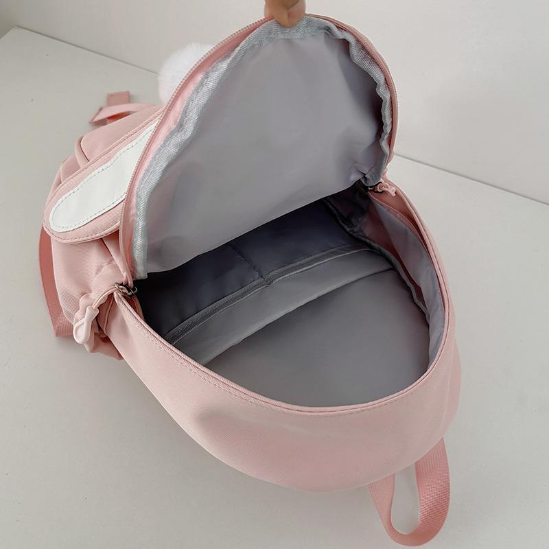 School Bag High Value Japanese Girl Ins Travel Shopping Mini Backpack Milk Huhu Children Spring Outing Research Small Backpack