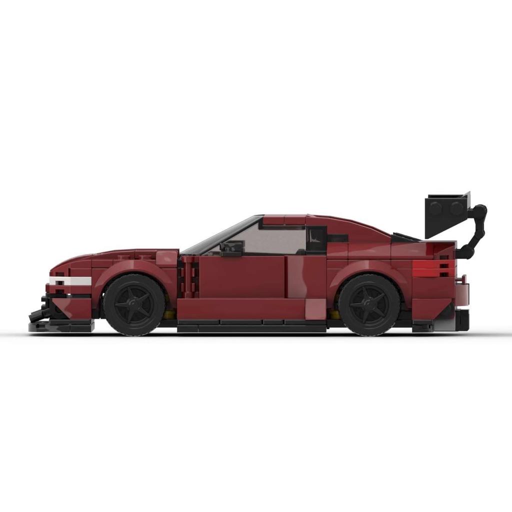 Buildmoc Technical Car Speed Red Supercar Bricks Model Building Blocks Toys for Children Boys Gifts Toy City Car