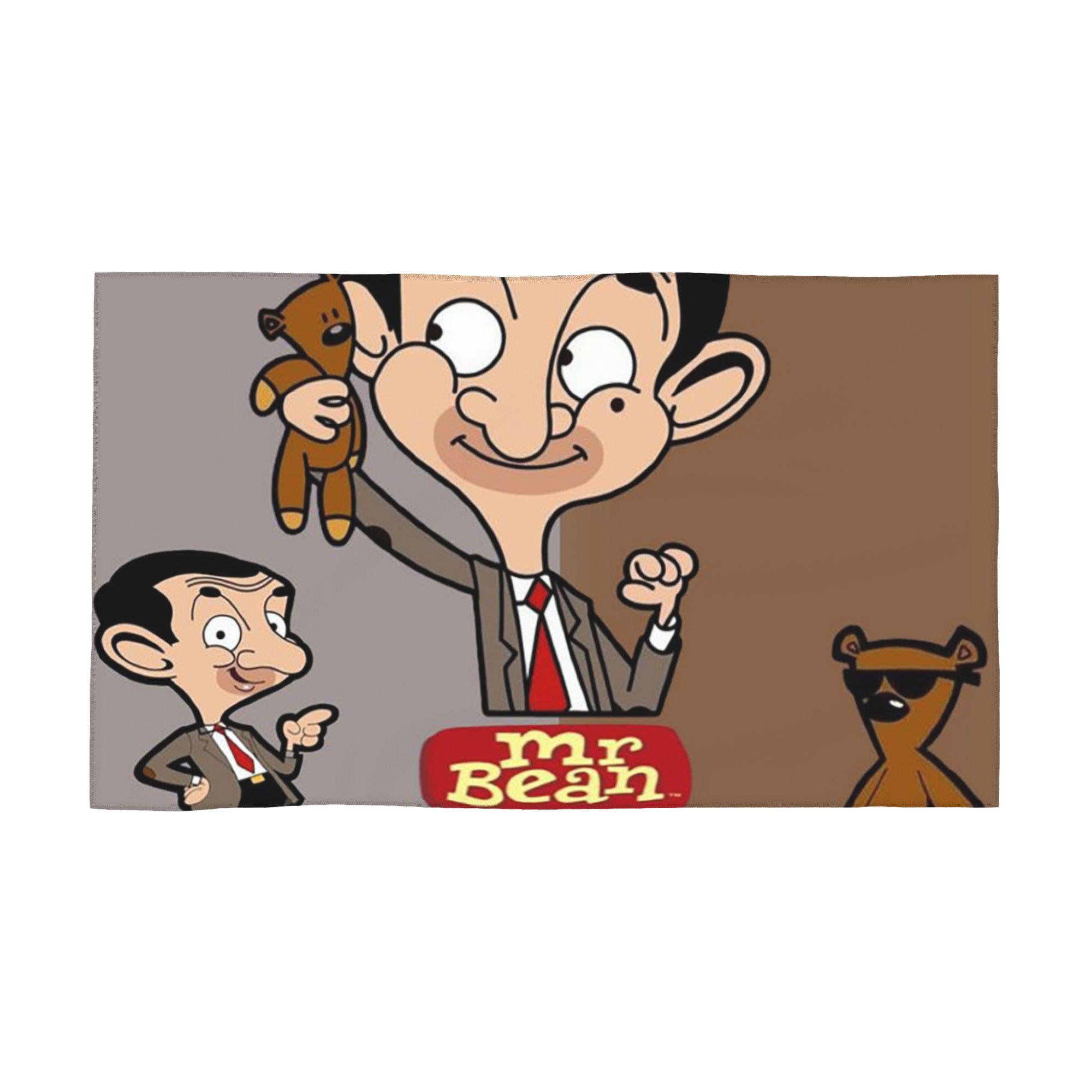 

Mr. Bean Cartoon Soft Face Towel Quick Dry Pool Bath Cotton Towels Absorbent Quick W40*H60(CM)