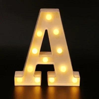Wedding Decorative Name Number letters LED Lights Luminous Number Lamp Party Baby Bedroom Decoration Home Night Light