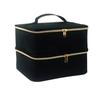 Nail Polish Storage Bag Essential Oil Bag Portable Cosmetic Nail Care Kit Nail Care Tool Storage Box Double Layer 30 Compartment