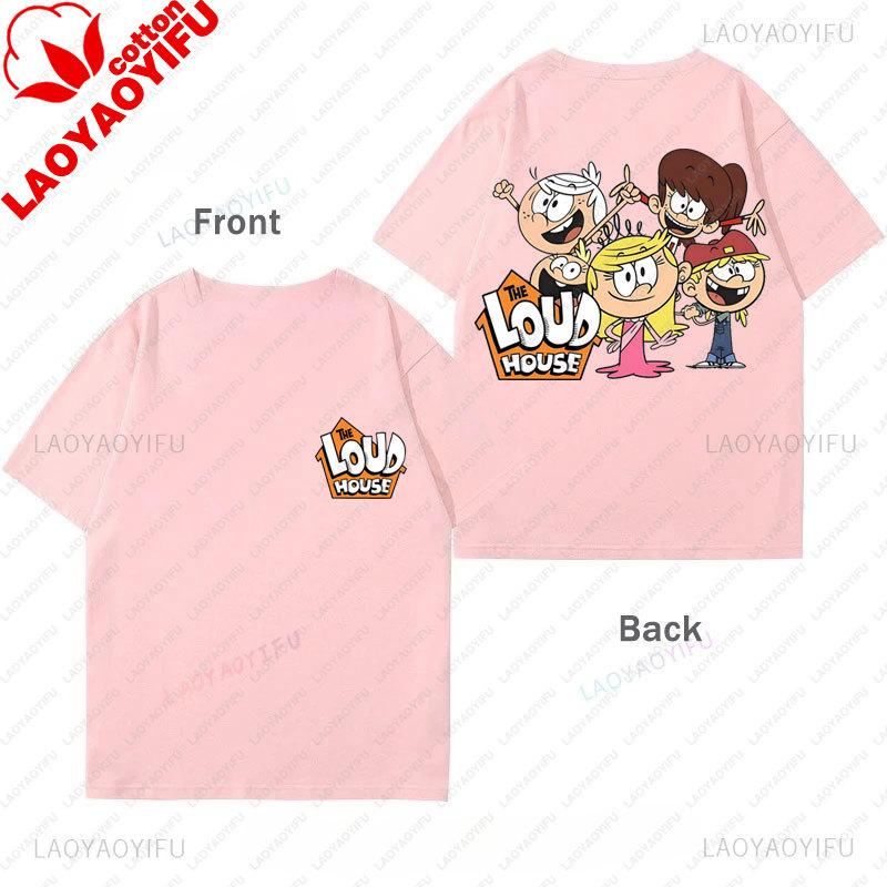 The Loud Houses T Shirt Casual Funny Y2k Clothes Cartoon Comedy Theme Graphic Tees Unisex Unisex Harajuku Streetwear Ropa De Mujer