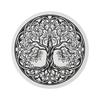Celtic Tree of Life Chenille Large Round Area Rug Nature Mandala Design Ancient Spiritual Decor Bedroom Living Room Circle Rug