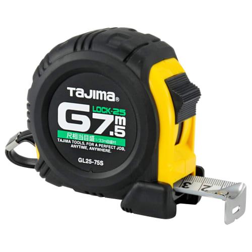 TAJIMA GL25-75SBL Convex 7.5m X 25mm G-Lock 25 with Scale (equivalent To a Shaku)