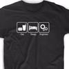 Eat Sleep Engineer T Shirt Engineering Career Occupation Funny Technology Tee