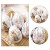 Easter Egg Foam Rabbit Ornaments Decorative Easter Decorations for Indoor Outdoor Use Christmas Holiday Party Decor Festive Atmosphere Accent