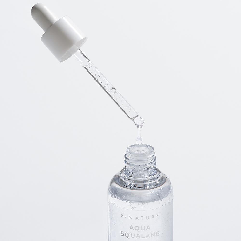S.NATURE Aqua Squalane Serum Deep Hydration Moisture Barrier 70ml Korean Skincare K Beauty Serum