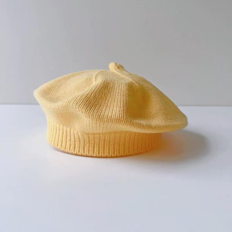 2025 Autumn/Winter Unisex Korean Knit Wool Hat for Kids and Babies - Warm, Trendy Pullover Design