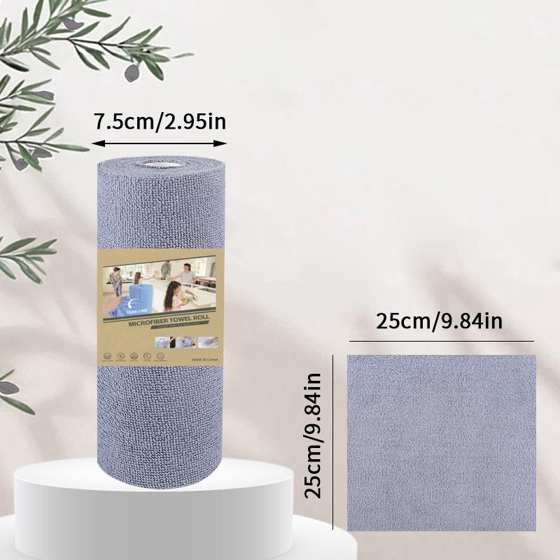 Abreißbare Reinigungsrollentücher Langlebiges Wiederverwendbares Geschirrtuch Für Küche Fettabweisend Und Schnelltrocknend Mikrofasertücher Zum Abreißen