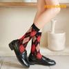 Anco Socks Warm-toned Argyle Knit Socks 5-Piece Set