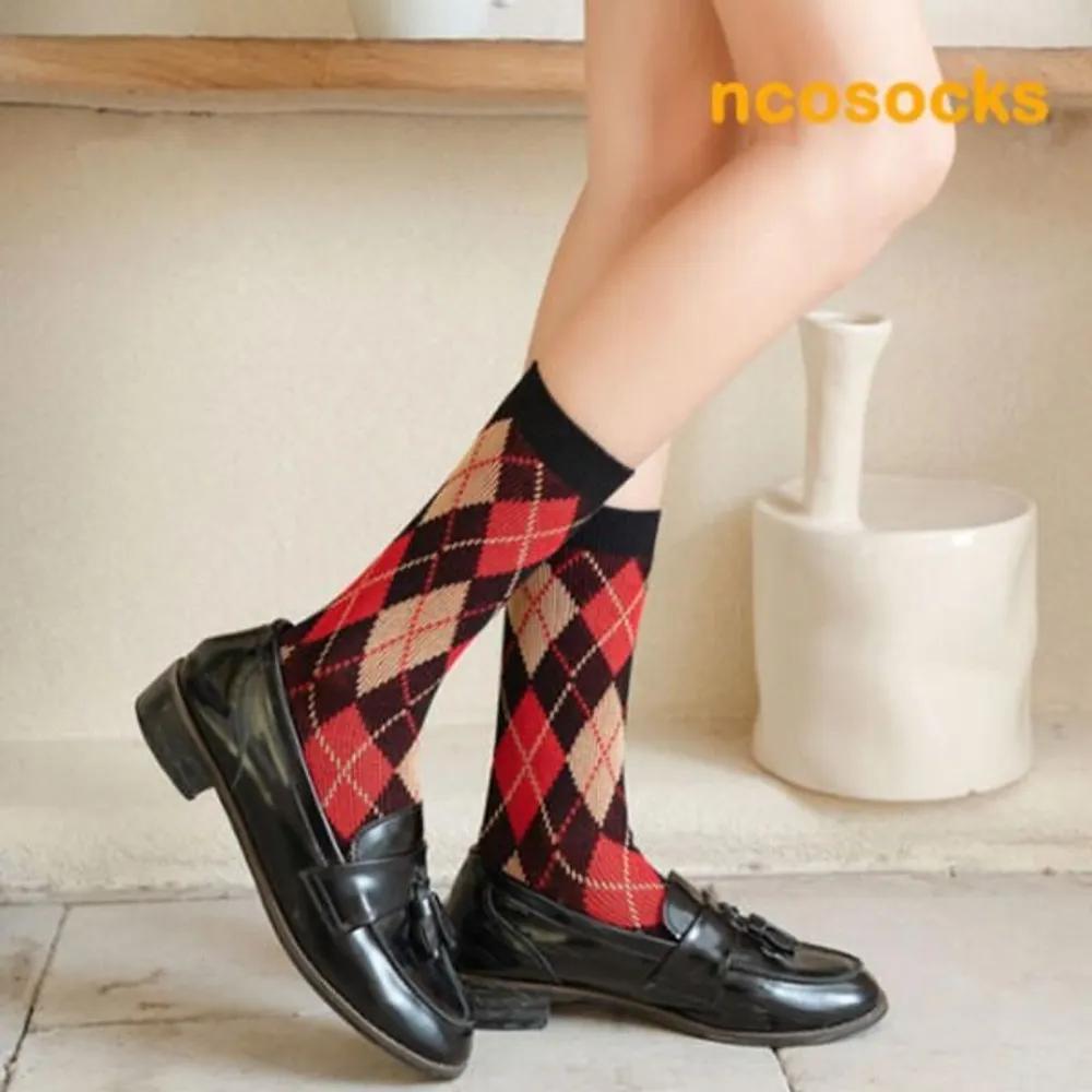 Anco Socks Warm-toned Argyle Knit Socks 5-Piece Set