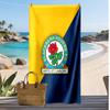 Telo Mare con Stampa Calcio Blackburn Rovers, Telo Grande Morbido Asciugatura Rapida per Spiaggia Campeggio Nuoto