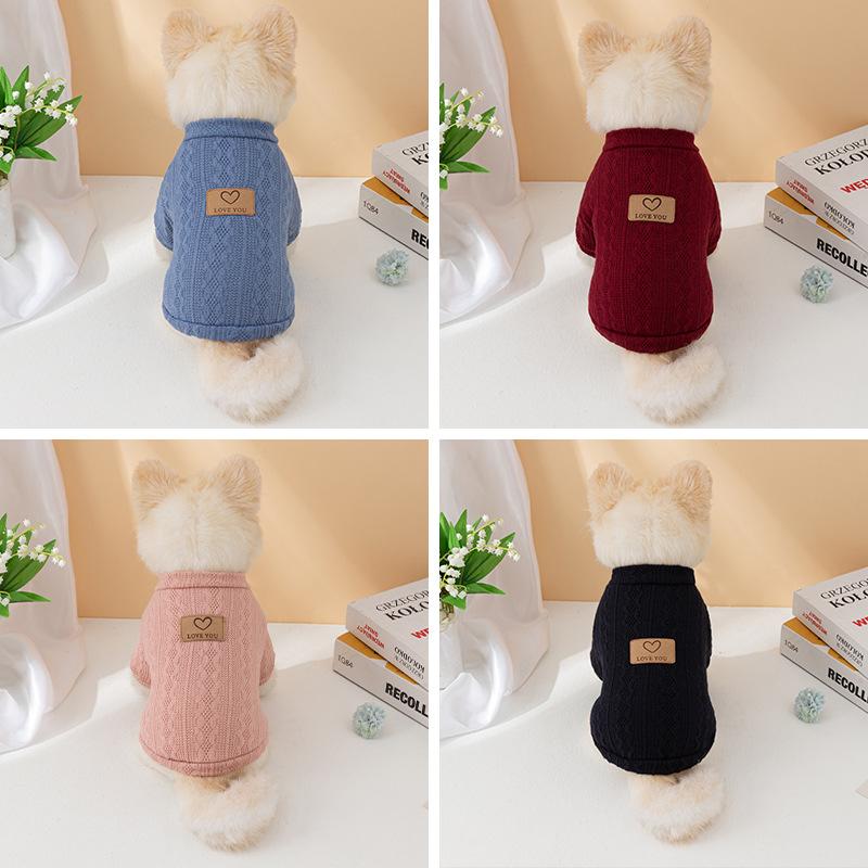 New Winter, Pet Cats and Dogs Do Not Shed Hair or Fade, Thickened Fashion Sweater