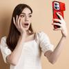 KEYSION 360° Ring Stand Phone Case for Redmi 15C 171mm 173mm Slide Camera Protection Magnetic Shockproof Cover for Xiaomi POCO C85