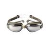 Water Sports Waterproof Anti-fog Swimming Glasses Large Frame with Silicone Earplugs Swimming Goggle