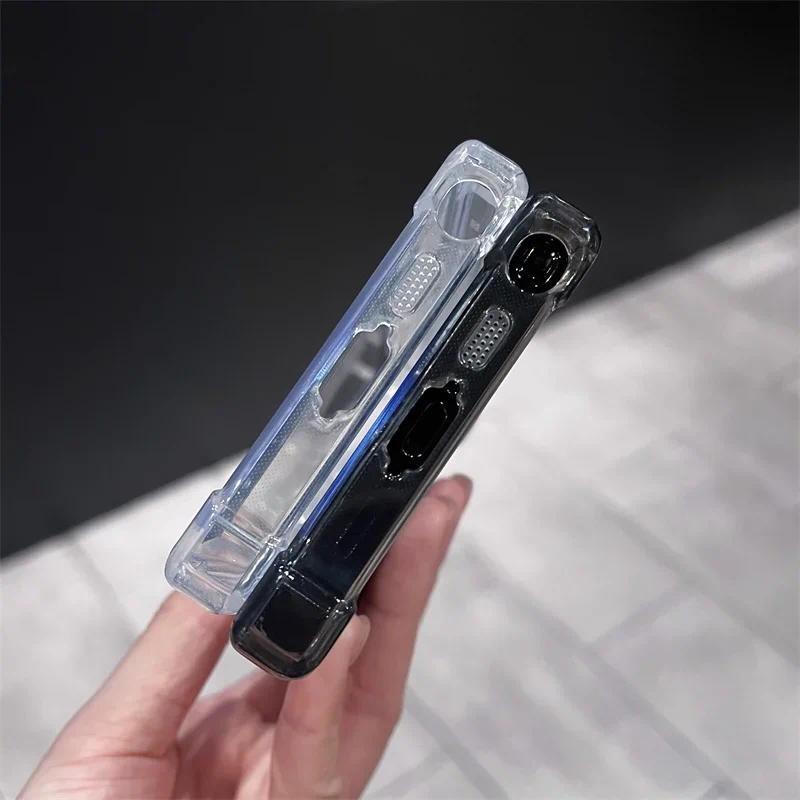 Luxury Clear Shockproof Case for Samsung Galaxy S25 S24 S23 S22 FE Plus S25 Ultra A34 A54 A15 A25 A35 A55 A16 5G Hard Acrylic Cover