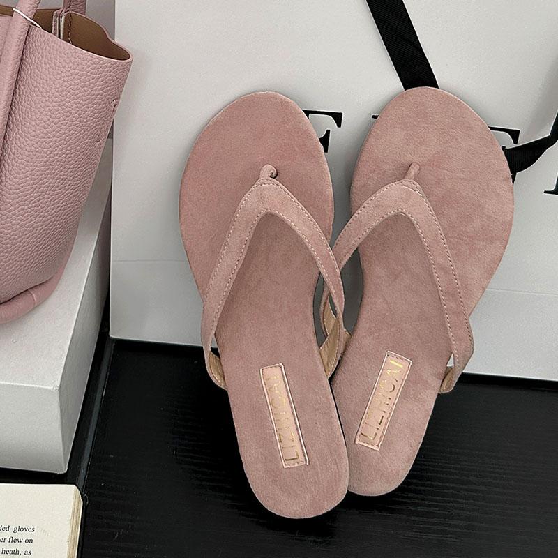 Fashion Summer Beach Female Flats Flip Flops Slides Slippers Shoes For Women Outdoor Fashion Round Toe Ladies Flats Slippers Shoes