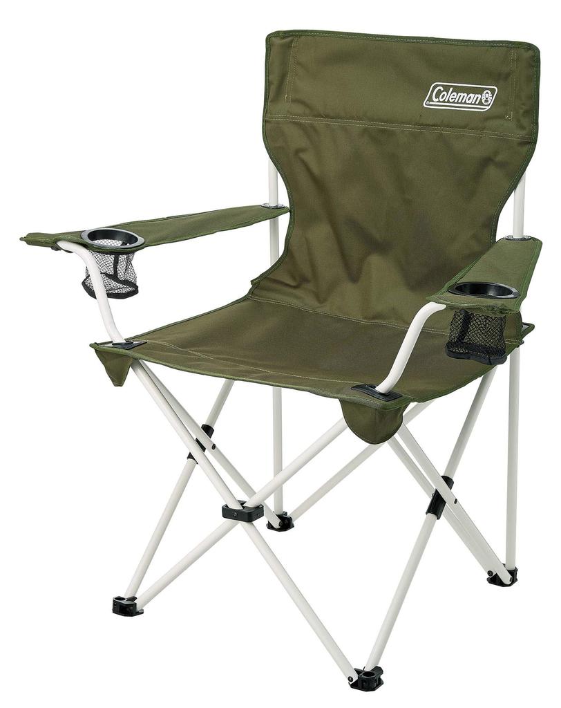 Coleman Resort Chair with Cup Holder Outdoor Chair for and Sports Days Compact and Comes with Storage Case Garden Chair (approx. 3.2kg) - Camping,