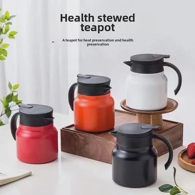 Isolierte Teekanne aus Edelstahl 316 mit großem Fassungsvermögen für Zuhause oder das Büro