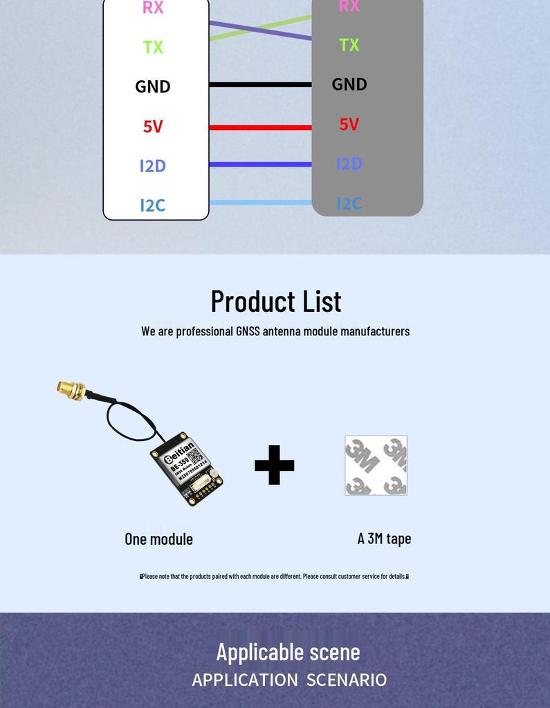 North Sky GPS GMOUSE Beidou Antenna Flight Controller GNSS Timing & Navigation Module BE-289