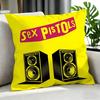 Punk Sex Pistols Cushion Cover Cushion Cover Set 4Pcs 50X50 45X45 40X40 Pillowcase Decorative Sofa Home Decor