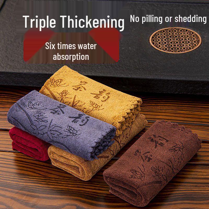 

Newcomer Discount: High-Grade Absorbent Tea Towel - Zen Style Dishcloth for Tea Table and Ceremony