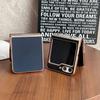 Durable Electroplated Leather Texture Phone Case For Samsung Galaxy Z Flip5 Anti-shock