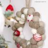 Tomo Corporation Nepal Felt Wreath Pom 15cm Poms, Multicolor, Approx. Diameter, 17725-825-306