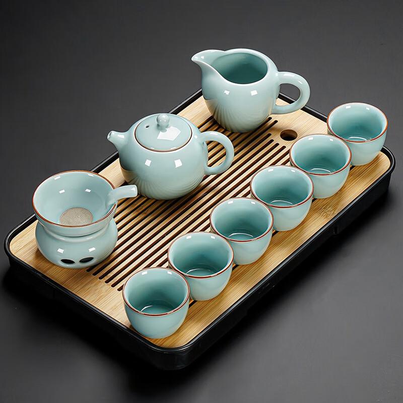 Lainuo Guanyao 9-Piece Tea Set with Tray