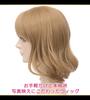 CaseEden Cosplay Wig, Short, 40cm, Heat-Resistant, Light Brown, Includes 2 Wig Nets