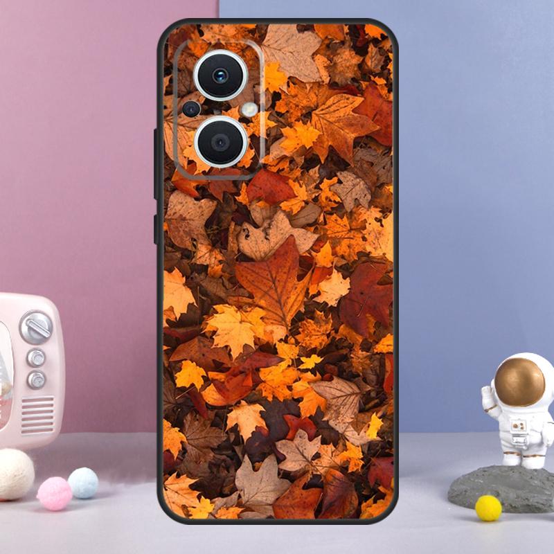Autumn Leaves Funda For OPPO Reno 13 F 11F 12F 14F 10 11 12 14 Pro 7 8 Lite OPPO Find X6 X5 X8 X9 Pro Case