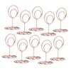 10pcs Table Number Holder Convenient Practical Round Base     Stable Elegant   Home Decoration