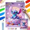 Stitch Oil Painting Art Kit Handmade Painting Diy Home Decoration
