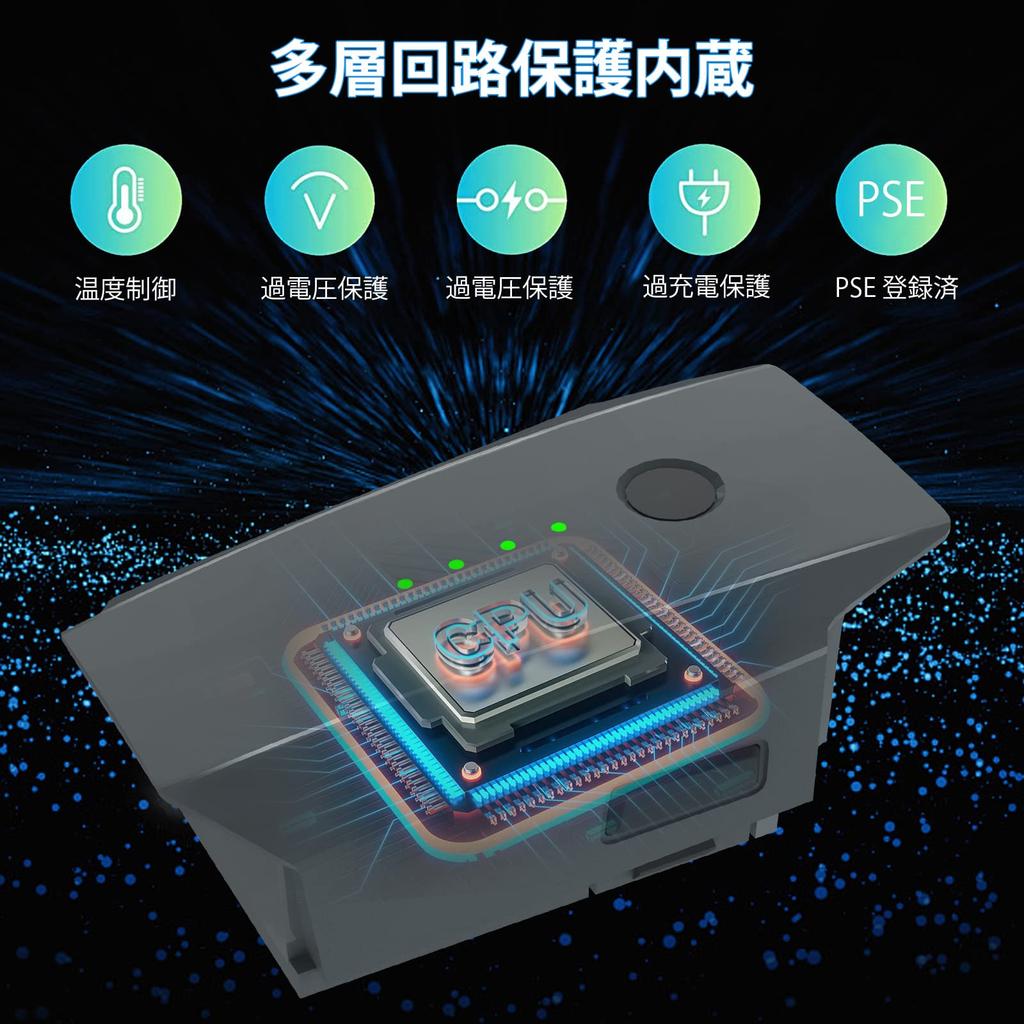 DJI Mavic Pro 11.4V 3830 mAh Flight Battery Compatible with DJI Mavic Pro, Platinum, and Alpine White Drones [Not Compatible with Mavic 2, PSE