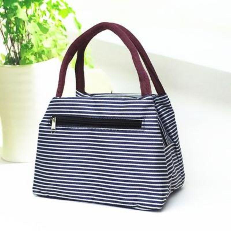 Women's Waterproof Oxford Cloth Handbag & Mummy Canvas Tote - Small Square Bag with Umbrella Pocket