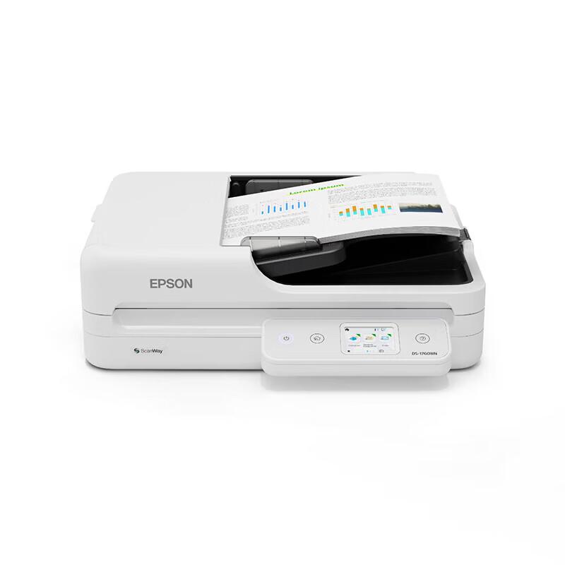 Epson DS-1760WN A4 Flatbed and Sheet-fed Network Scanner CN plug (adapter included)