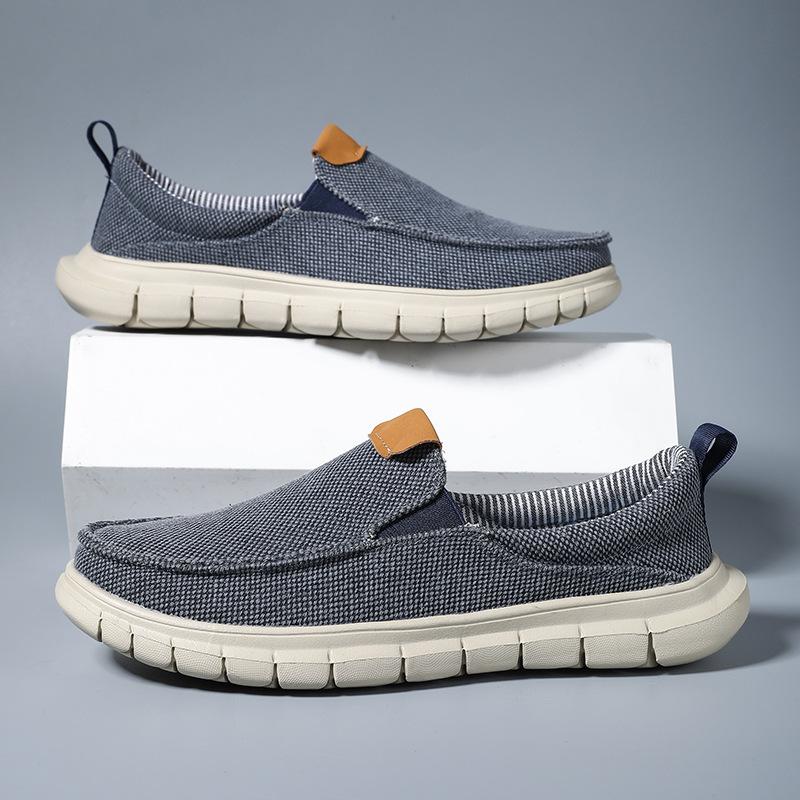 Extra Large Size Canvas Shoes Men's Casual, Lightweight and Breathable Sports Shoes Driving Shoes