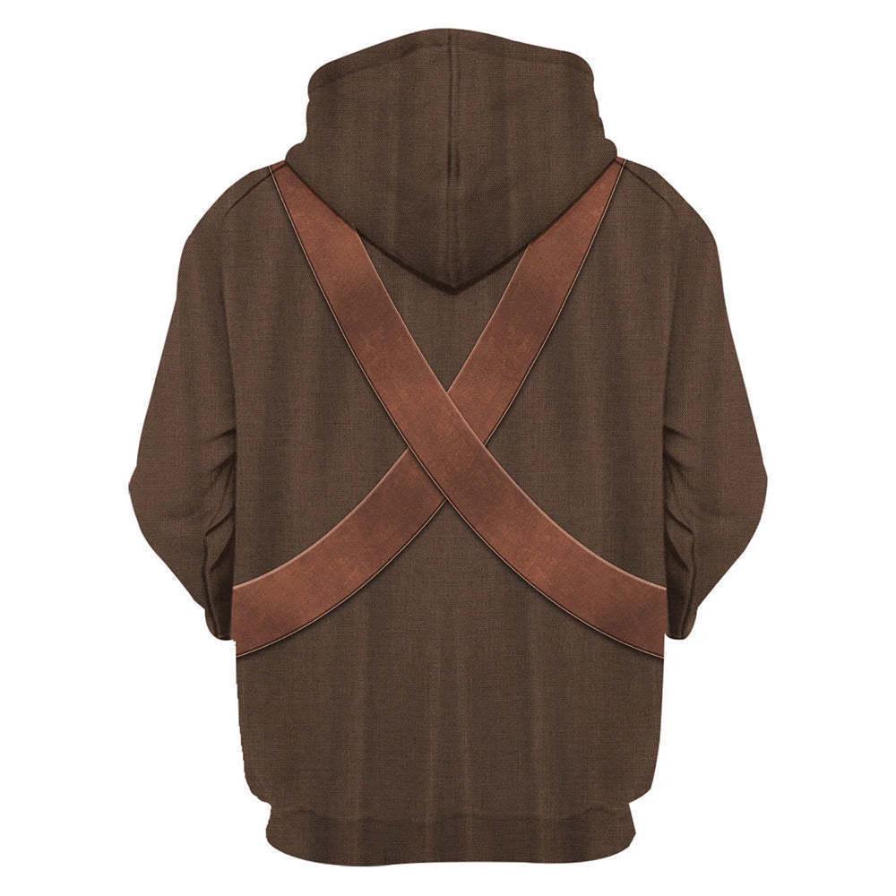 2025 Autumn New Marvel Star Wars Andor Mandalorian Prison Theme Hoodie