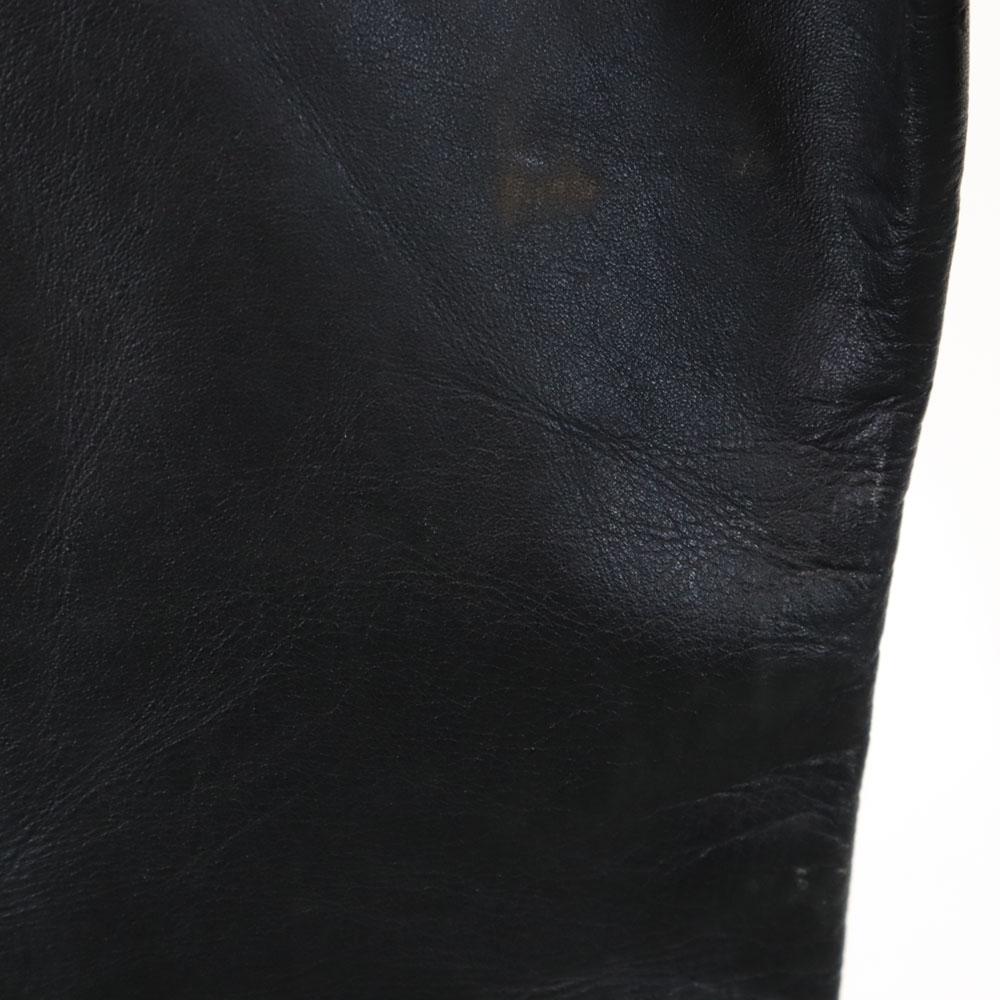 FMC straight Leather pants W30 black Men's Used