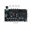 DC 7-12V TDA7440 Digital Audio Controller 4-channel Stereo Audio Input Digital Audio Module with 1.8-inch ST7735 Display Screen