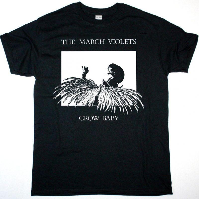 March Violets Crow Baby Black T-Shirt Gothic Band Tee XXXL