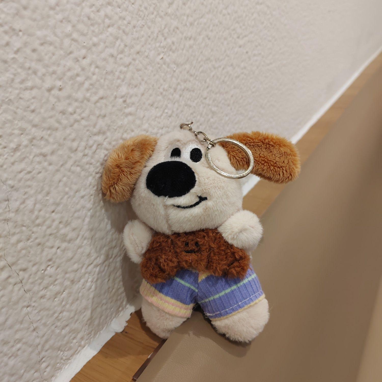 

Cute And Plush Dog Keychain With Soft Filling Ideal For Collectible Plush Enthusiasts Toy Chocolate