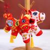 New Year Pony Plush Toy With Pp Cotton Filling For Gift Collectors