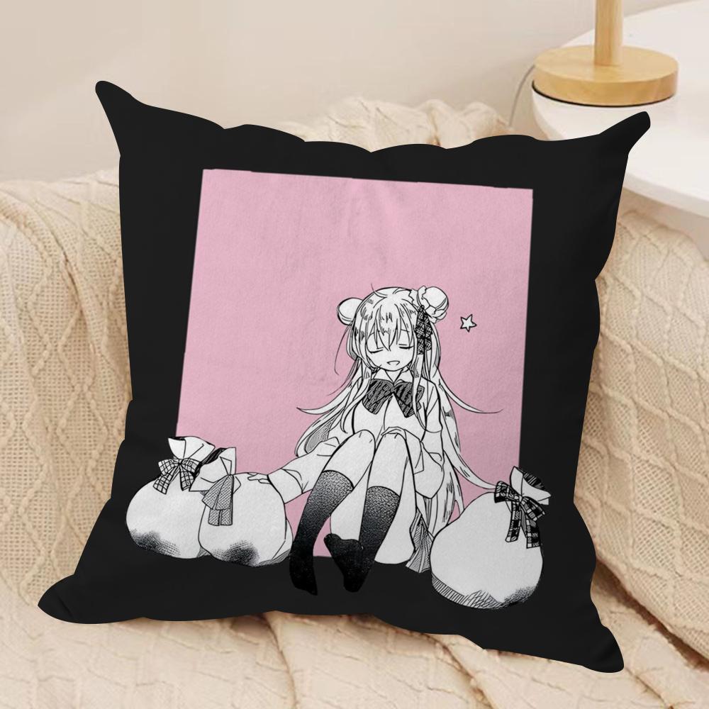 HHappy SSugar Life Cushion Cover Soft Plush Fabric DoubleSided Printed Sofa Cushion Cover for All Seasons Home Decor Gift