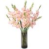 Artificial Gladiolus Flower Realistic Fake Silk Flower Home Office Wedding Party Indoor Outdoor Faux Flower Bloom Decoration